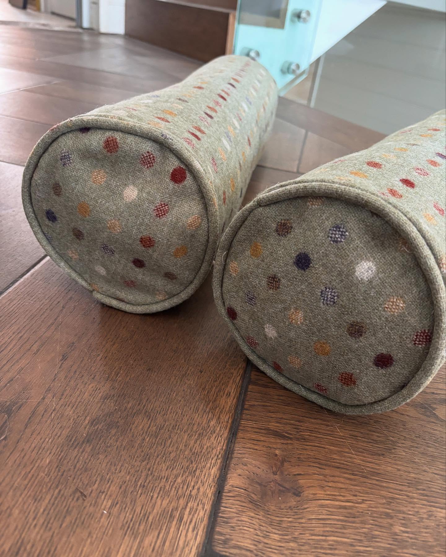 Brocante Gramon - Wool Bolster Barrel Cushions