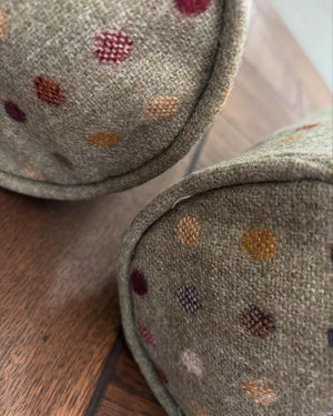 Brocante Gramon - Wool Bolster Barrel Cushions