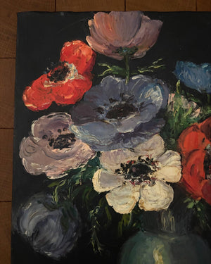 Brocante Gramon - Vintage French Poppies Painting
