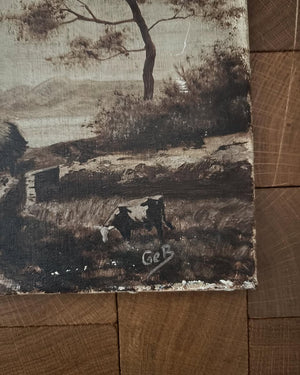 Brocante Gramon - Vintage French Rural Scene Painting