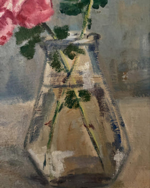 Brocante Gramon - Vintage French Rose Painting