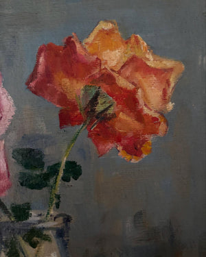 Brocante Gramon - Vintage French Rose Painting