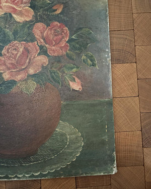 Brocante Gramon - Vintage French Mixed Rose Painting