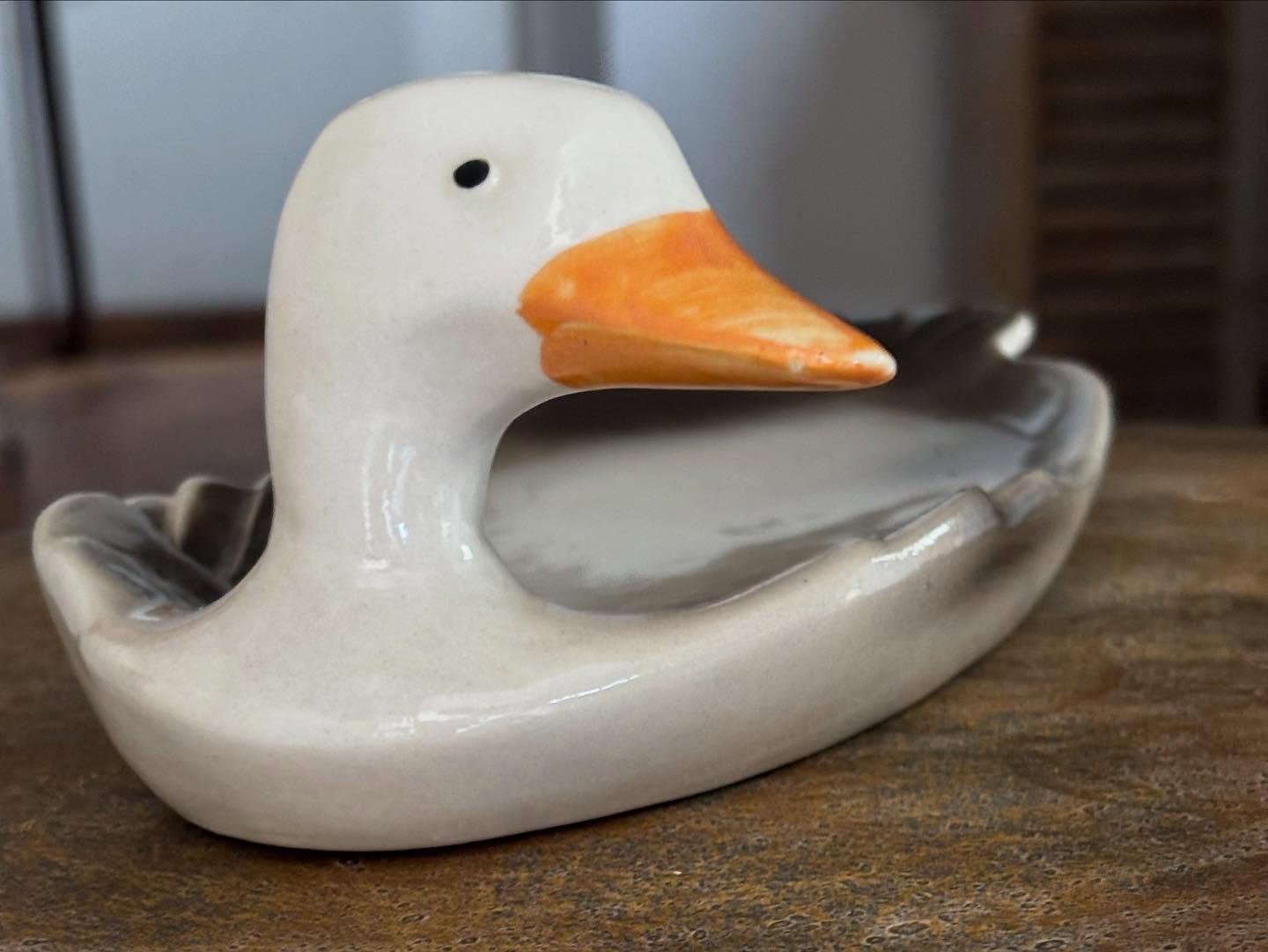 Brocante Gramon - Vintage Duck Serving Plate