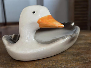 Brocante Gramon - Vintage Duck Serving Plate