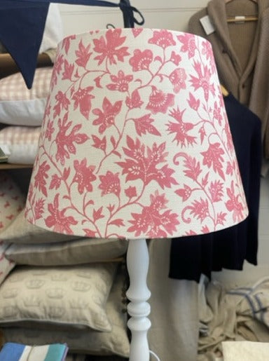 Brocante Gramon - English Linen Pink Floral lampshade
