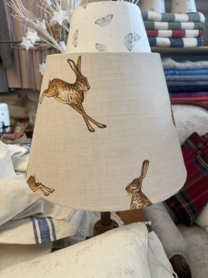 Brocante Gramon - English Linen Hare lampshades
