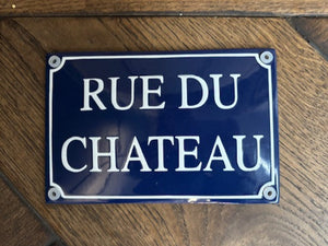 Brocante Gramon - Rue du Chateau French Road Signs