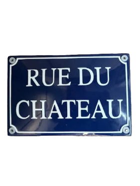 Brocante Gramon - Rue du Chateau French Road Signs