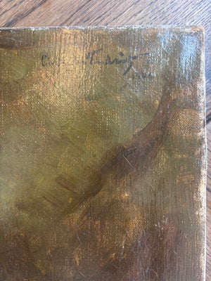 Brocante Gramon - Antique French Oil Portraits of a Married Couple