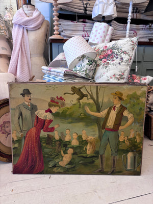 Brocante Gramon - Vintage Cauliflower and Cabbage Baby Print
