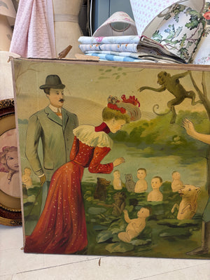 Brocante Gramon - Vintage Cauliflower and Cabbage Baby Print