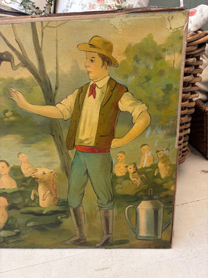 Brocante Gramon - Vintage Cauliflower and Cabbage Baby Print