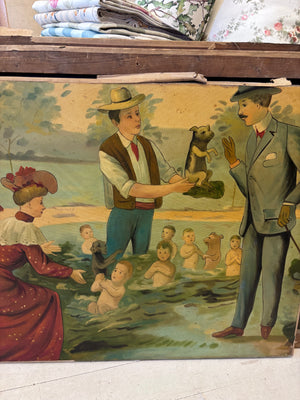 Brocante Gramon - Vintage Cauliflower and Cabbage Baby Print
