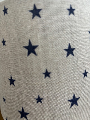 Brocante Gramon - English Linen Mini Navy Star Lamps