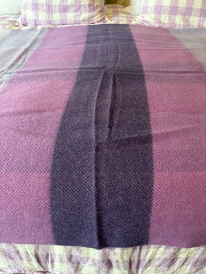 Brocante Gramon - Merino Wool Cashmere Throw - Purple Lavender Lilac