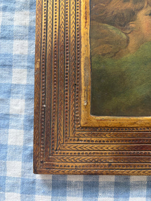 Brocante Gramon - Vintage Angelic Figure Painting