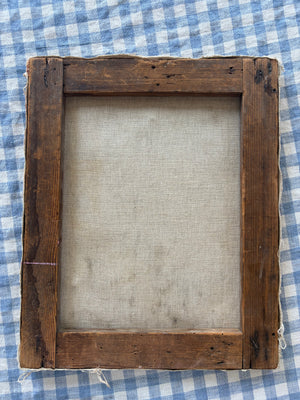 Brocante Gramon - Antique Painting of Two Women in a Workshop