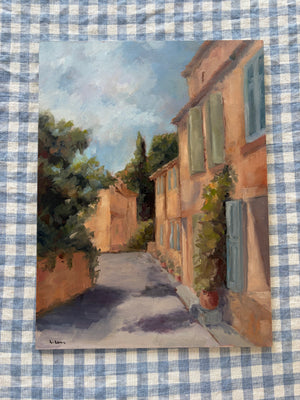 Brocante Gramon - Contemporary European Village Scene