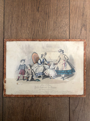 Brocante Gramon - Antique French Fashion Illustration by Laure Noël – 1863