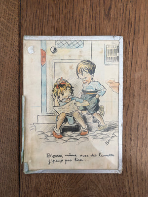 Brocante Gramon - Vintage French Humorous Illustration – In the Style of Germaine Bouret