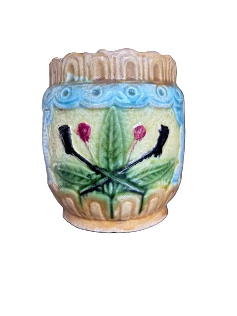 Brocante Gramon - Antique French Majolica Pot