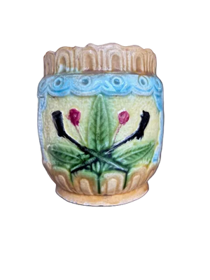 Brocante Gramon - Antique French Majolica Pot