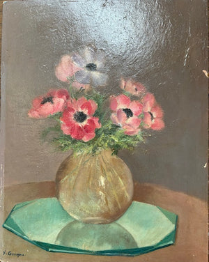 Brocante Gramon - Vintage French Floral Painting