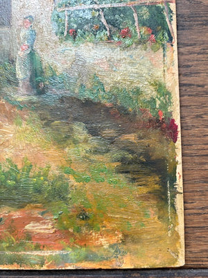 Brocante Gramon - Vintage French Village Painting