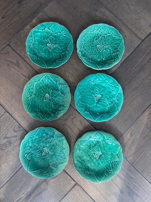 Brocante Gramon - Antique French Gien Plates (Set of 6)