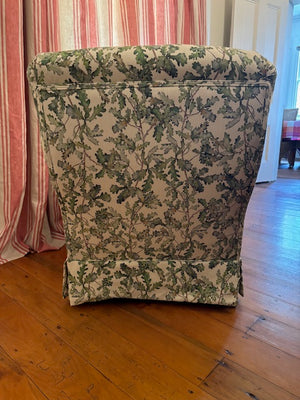 Brocante Gramon - Oak leaf English linen country house chair