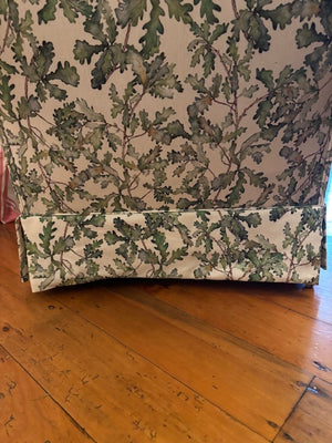 Brocante Gramon - Oak leaf English linen country house chair