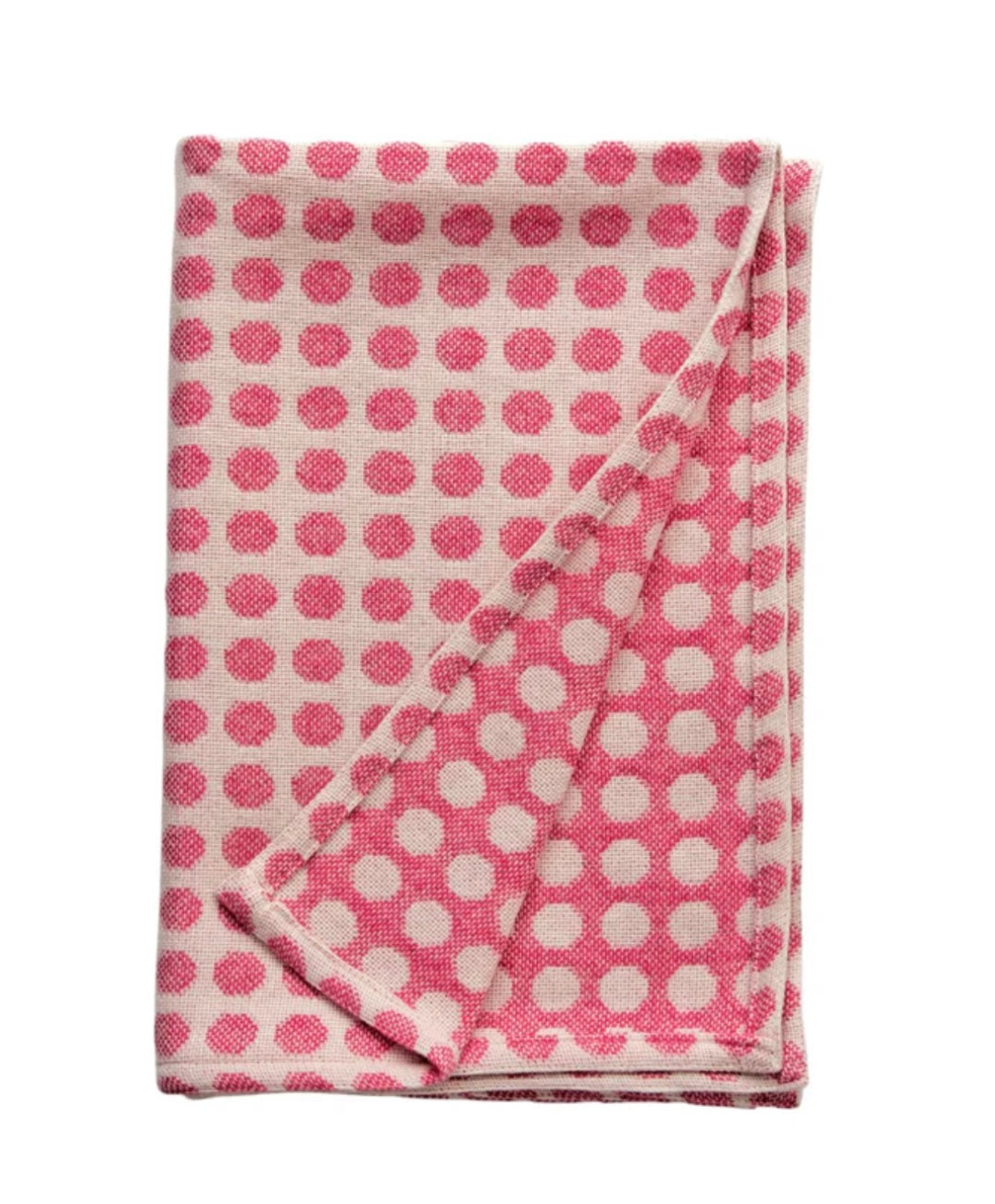 Brocante Gramon - Spotted Welsh Throw - Pink