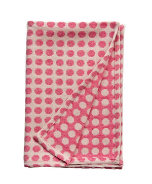 Brocante Gramon - Spotted Welsh Throw - Pink