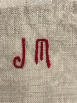Brocante Gramon - Antique French Linen Waiters Napkins #JM