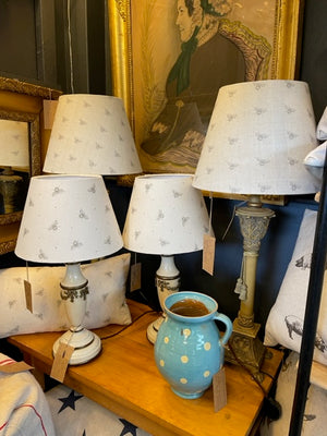 Brocante Gramon - English Linen Bee lampshades