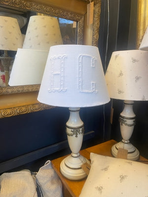 Brocante Gramon - English Linen Bee lampshades