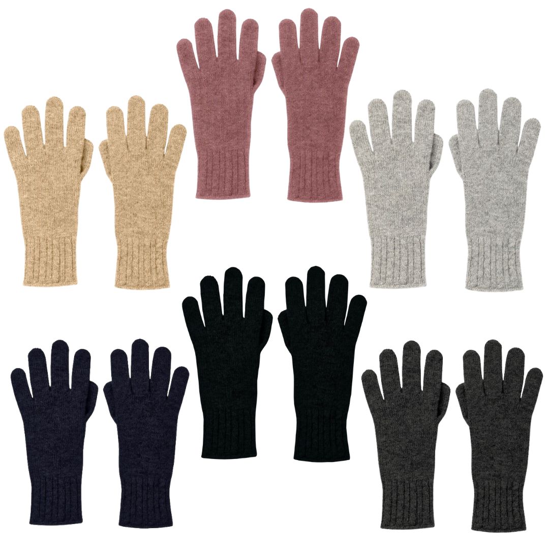 Brocante Gramon - Womens Cuff Cashmere Gloves