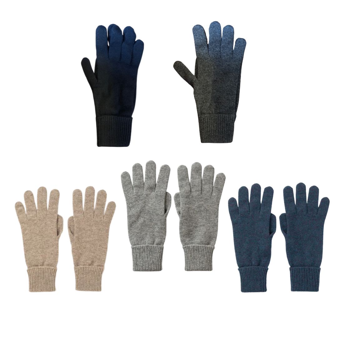 Brocante Gramon - Womens Turnback Cuff Cashmere Gloves