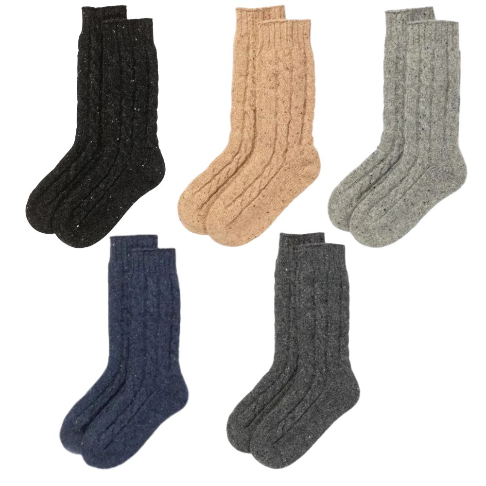Brocante Gramon - Donegal Knitted Cashmere Socks