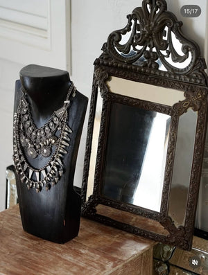 Brocante Gramon - French Antique Cushion Mirror