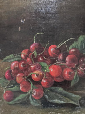 Brocante Gramon - Vintage French DOM still-life painting on canvas