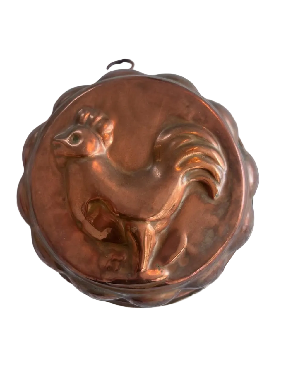 Brocante Gramon - Vintage French rooster copper mold