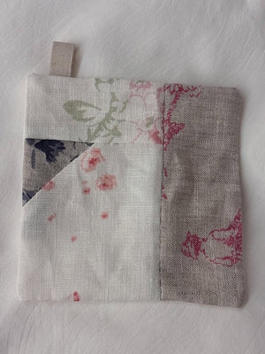 Brocante Gramon - Cabbages & Roses fabric coasters