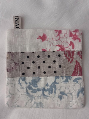 Brocante Gramon - Cabbages & Roses fabric coasters