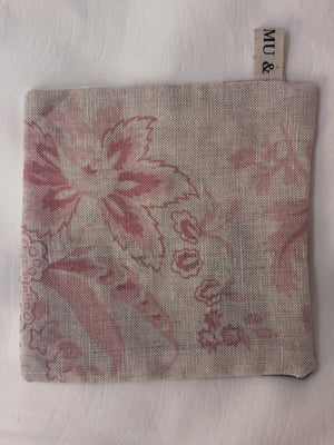 Brocante Gramon - Cabbages & Roses fabric coasters