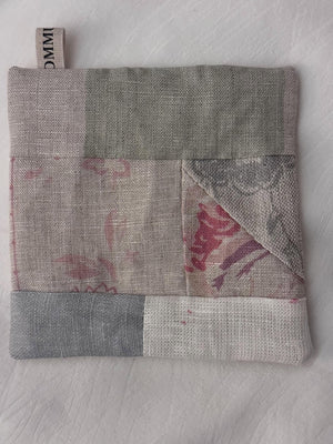 Brocante Gramon - Cabbages & Roses fabric coasters
