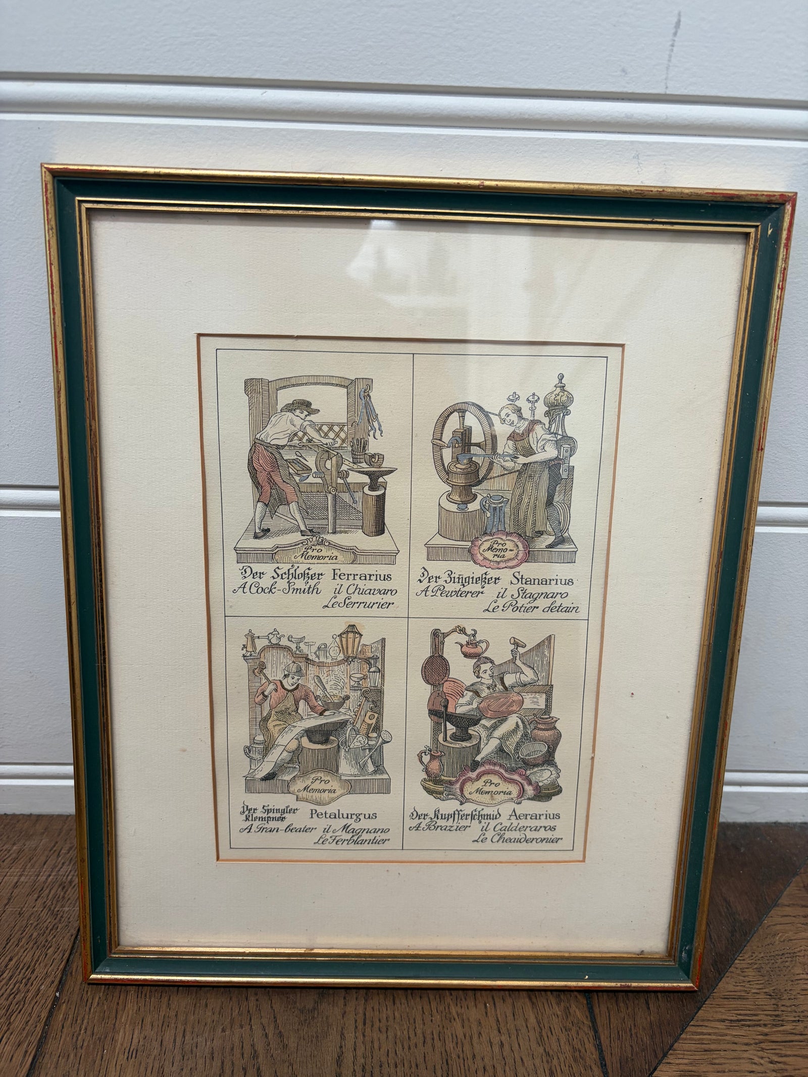 Vintage French Occupations Prints