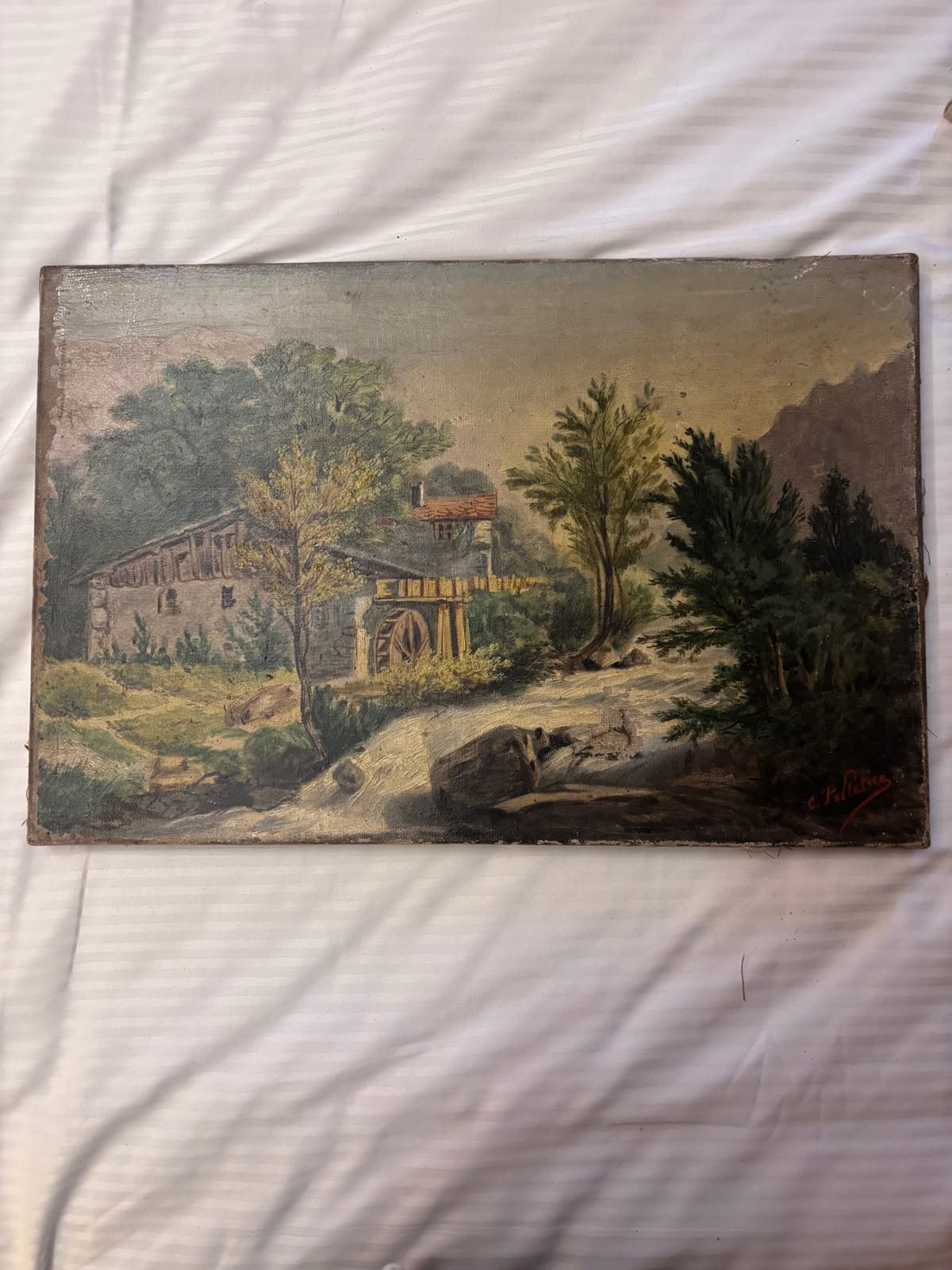 Brocante Gramon - Vintage French Oil Painting on Board