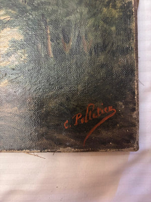Brocante Gramon - Vintage French Oil Painting on Board